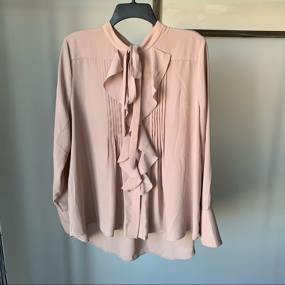 Ruffled Long Sleeve Top